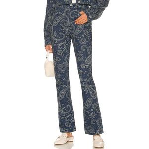 WEWOREWHAT - The Icon Paisley Print Jean & Jacket